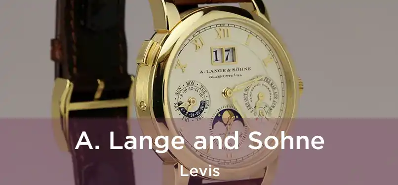  A. Lange and Sohne Levis